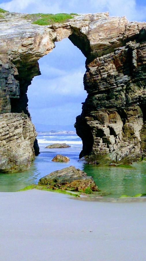 Duplex Tres Dormitorios Playa A Rapadoira Foz Buitenkant foto